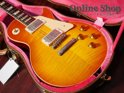 USED 2021 Gibson Custom Shop Historic Collection 1959 Les Paul Standard Reissue Washed Cherry Burst VOS