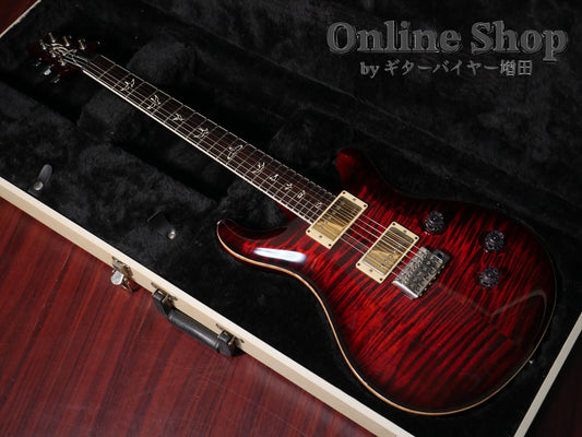 USED 2010 Paul Reed Smith "25th Anniversary" Custom 24 10Top Fire Red Burst