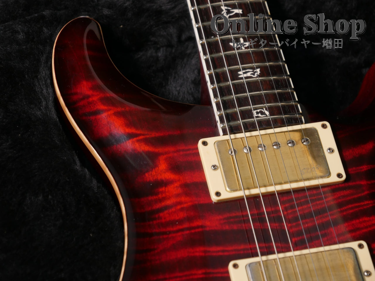 USED 2010 Paul Reed Smith "25th Anniversary" Custom 24 10Top Fire Red Burst