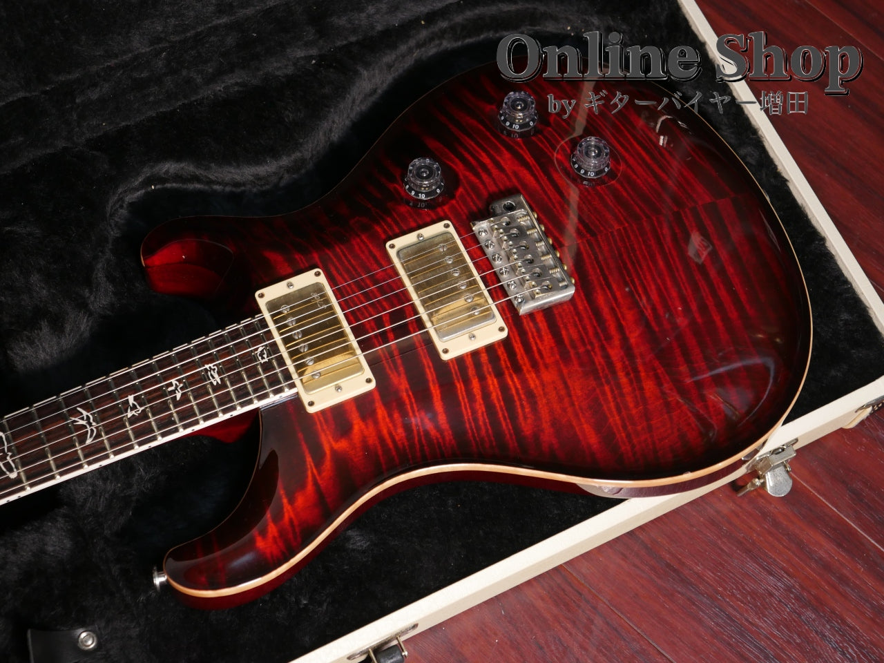 USED 2010 Paul Reed Smith "25th Anniversary" Custom 24 10Top Fire Red Burst
