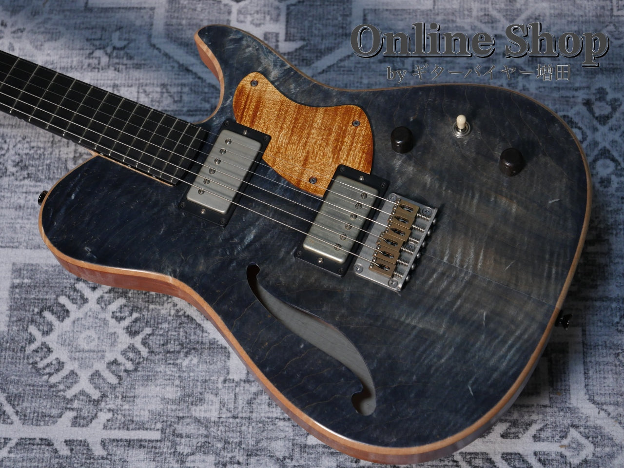 USED 2020 Nishgaki Guitars Cirrus semi-hollow Easel - Aizome