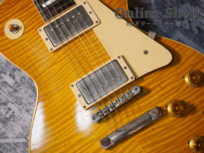 USED 2016 Gibson Custom Shop Rick Nielsen 1959 Les Paul Standard Aged Nielsen Burst