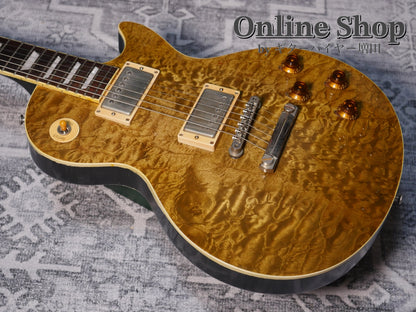 USED 2017 Jimmy Wallace LP Quilt Gator Green Aged