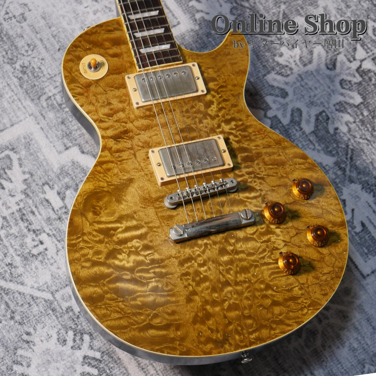 USED 2017 Jimmy Wallace LP Quilt Gator Green Aged