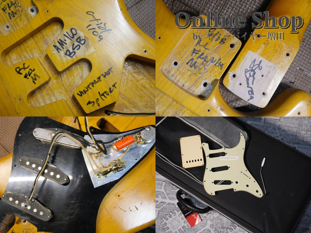 USED 2009 Nash Guitars S-63 Ash / Rosewood Butter Scotch Blonde