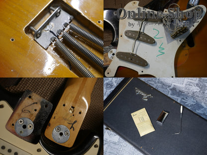 VINTAGE 1975 Fender Stratocaster Sunburst / Maple