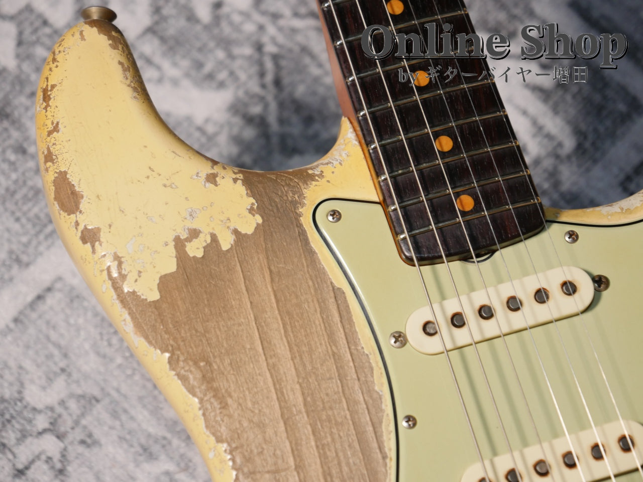USED 2024 Fender Custom Shop MBS "Dale Wilson" 1962 Stratocaster Heavy Relic Aged Olympic White