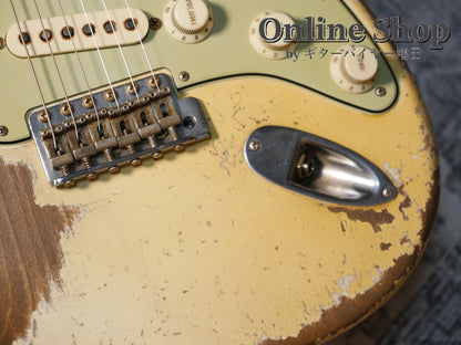 USED 2024 Fender Custom Shop MBS "Dale Wilson" 1962 Stratocaster Heavy Relic Aged Olympic White