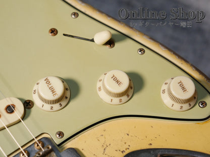 USED 2024 Fender Custom Shop MBS "Dale Wilson" 1962 Stratocaster Heavy Relic Aged Olympic White