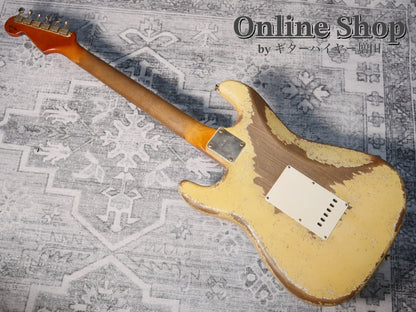 USED 2024 Fender Custom Shop MBS "Dale Wilson" 1962 Stratocaster Heavy Relic Aged Olympic White