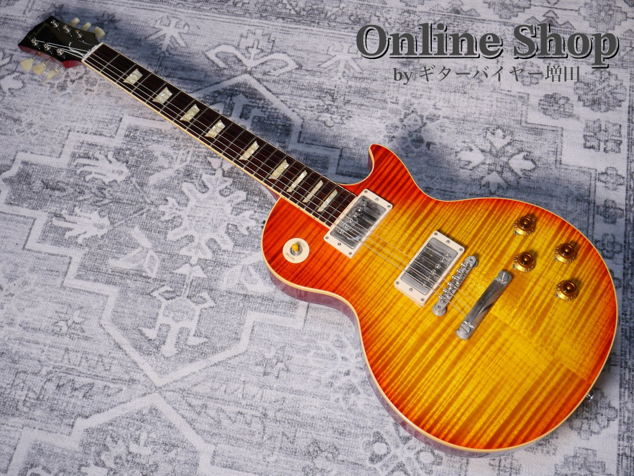 USED 1993 Gibson Custom Shop Historic Collection 1959 Les Paul Flametop Reissue "Murphy Era" Heritage Cherry Sunburst
