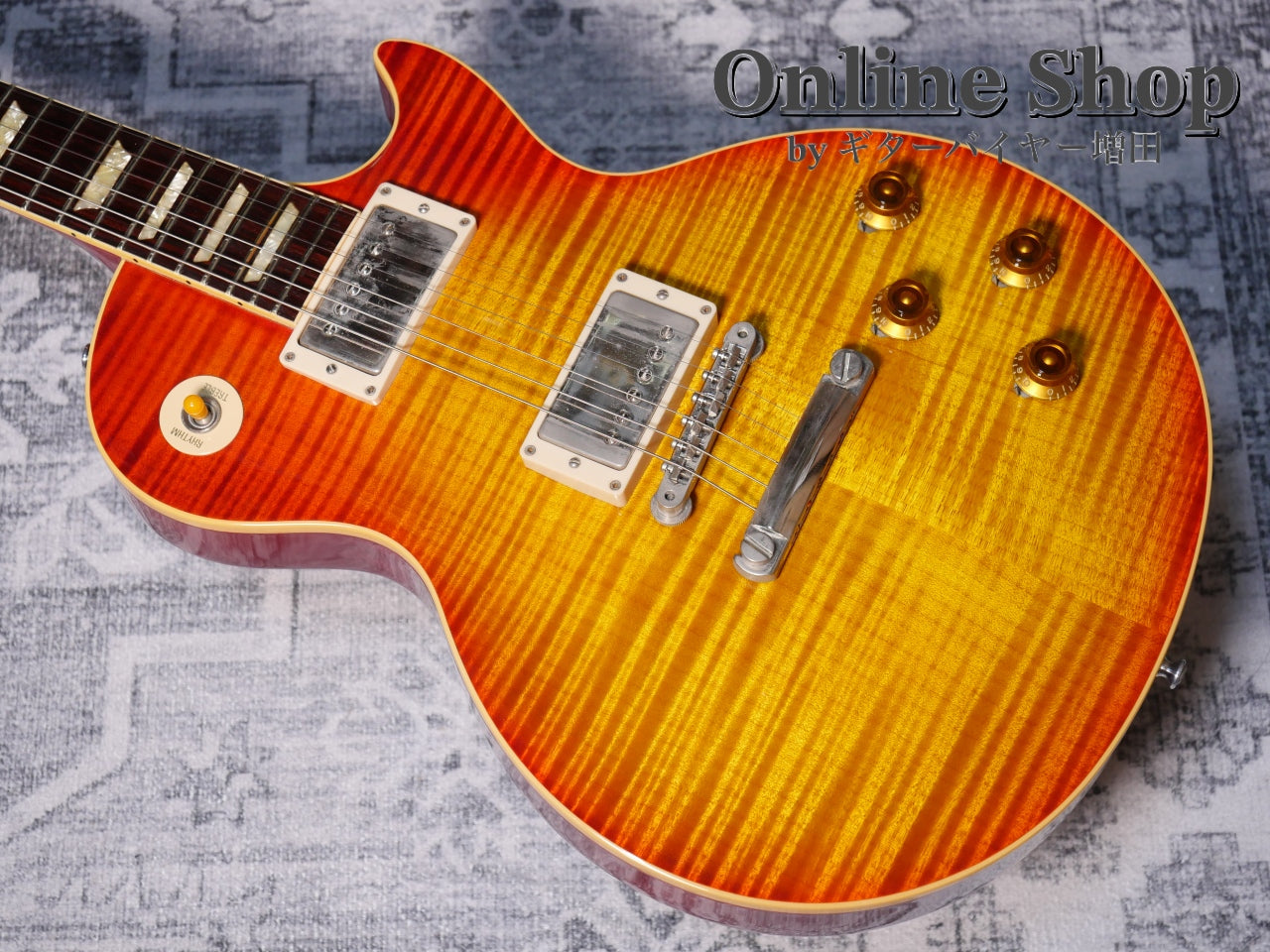 USED 1993 Gibson Custom Shop Historic Collection 1959 Les Paul Flametop Reissue "Murphy Era" Heritage Cherry Sunburst