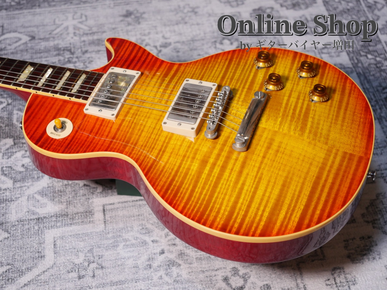 USED 1993 Gibson Custom Shop Historic Collection 1959 Les Paul Flametop Reissue "Murphy Era" Heritage Cherry Sunburst