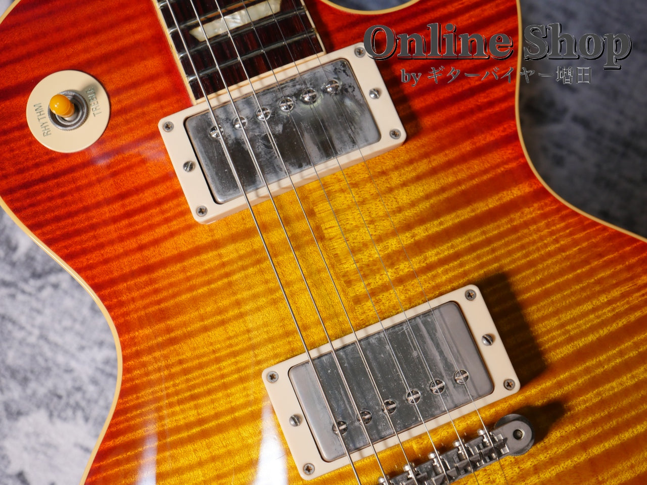 USED 1993 Gibson Custom Shop Historic Collection 1959 Les Paul Flametop Reissue "Murphy Era" Heritage Cherry Sunburst