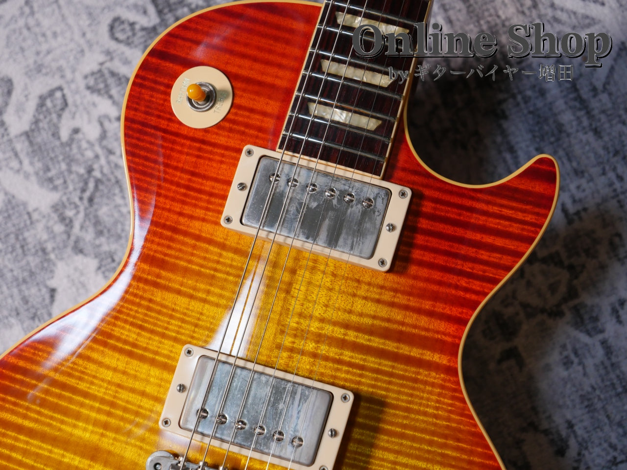 USED 1993 Gibson Custom Shop Historic Collection 1959 Les Paul Flametop Reissue "Murphy Era" Heritage Cherry Sunburst