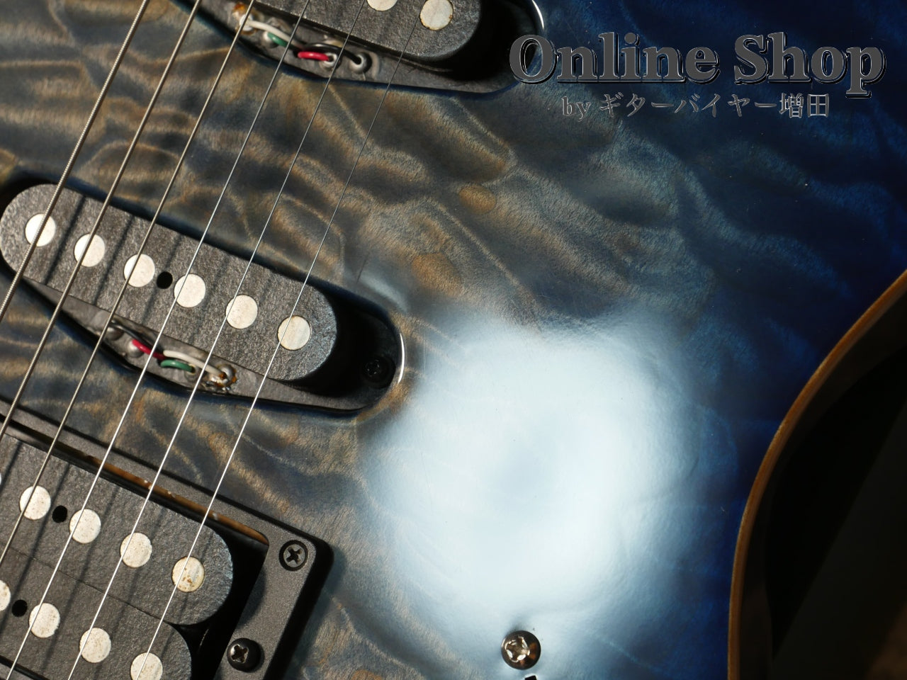 USED 2008 Tom Anderson Hollow Drop Top Jack's Blue Burst with Binding
