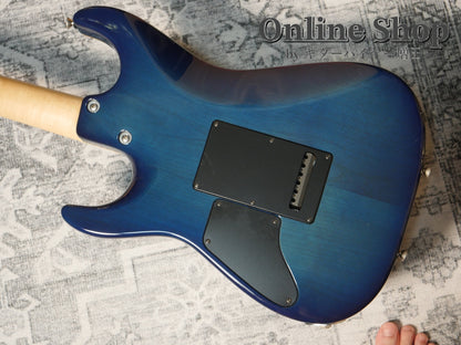 USED 2008 Tom Anderson Hollow Drop Top Jack's Blue Burst with Binding