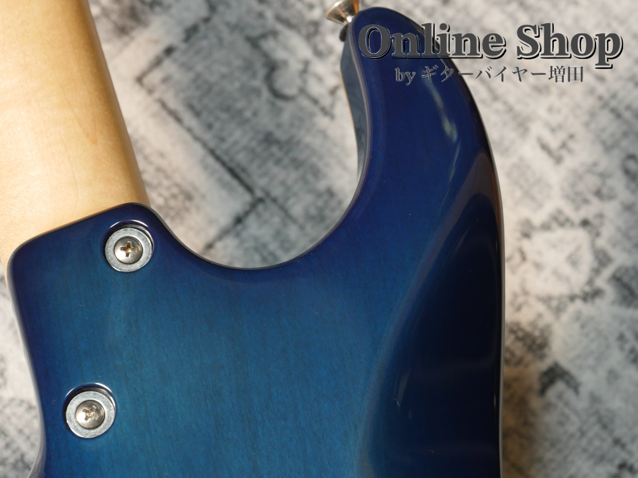 USED 2008 Tom Anderson Hollow Drop Top Jack's Blue Burst with Binding