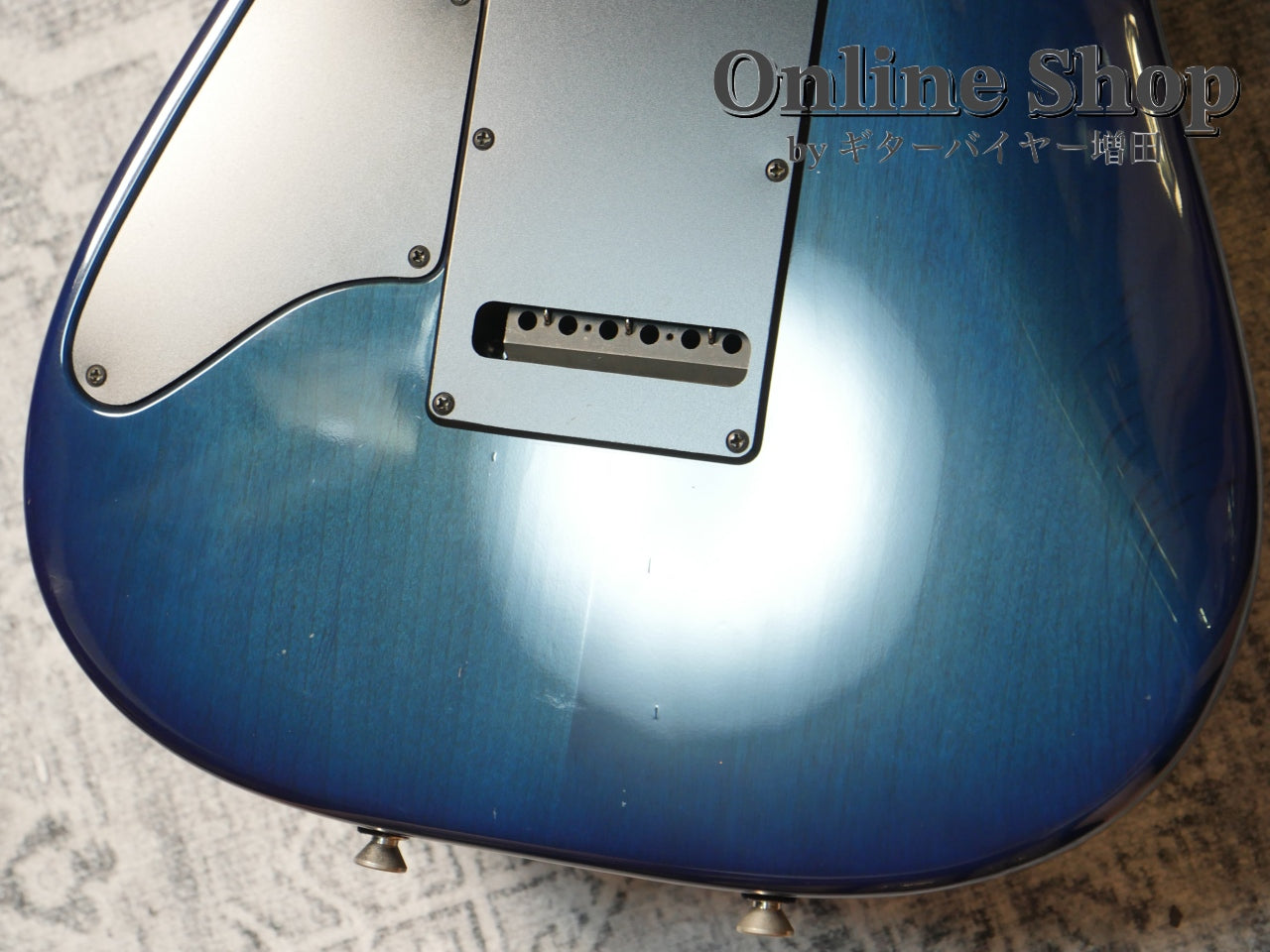 USED 2008 Tom Anderson Hollow Drop Top Jack's Blue Burst with Binding