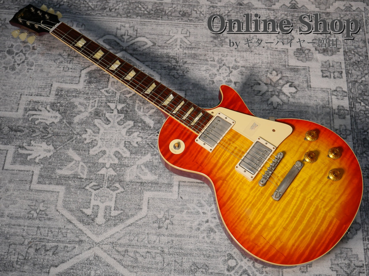 USED 2019 Gibson Custom Shop 60th Anniversary 1959 Les Paul Standard Sunrise Teaburst VOS