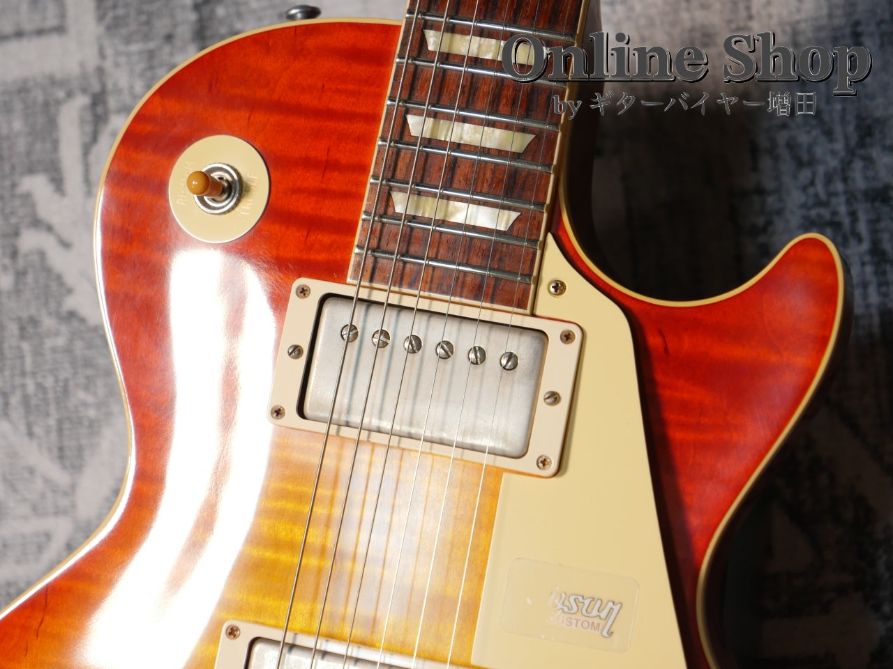 USED 2019 Gibson Custom Shop 60th Anniversary 1959 Les Paul Standard Sunrise Teaburst VOS
