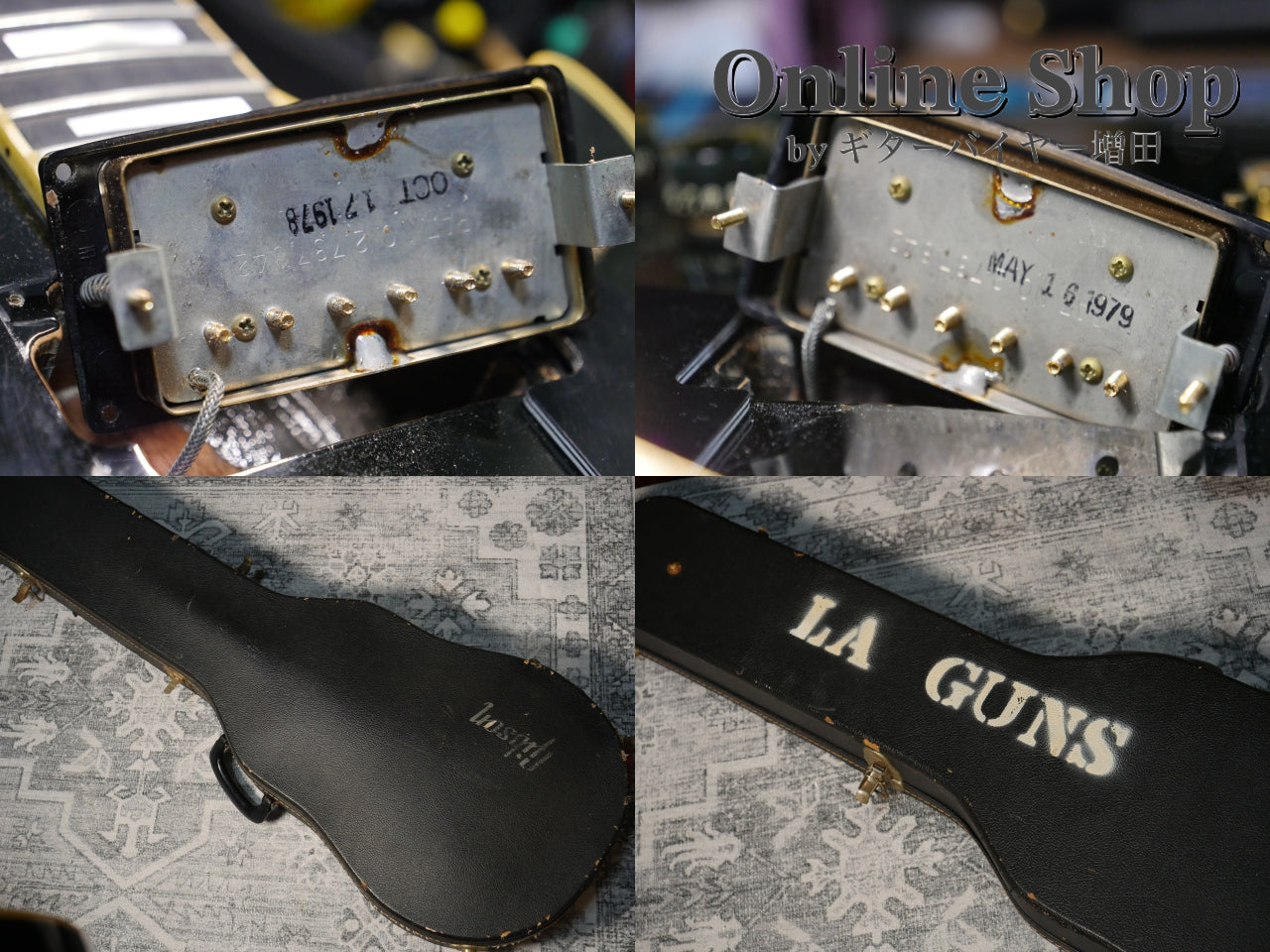 VINTAGE 1979 Gibson Les Paul Custom Ebony