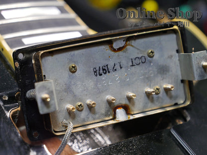 VINTAGE 1979 Gibson Les Paul Custom Ebony