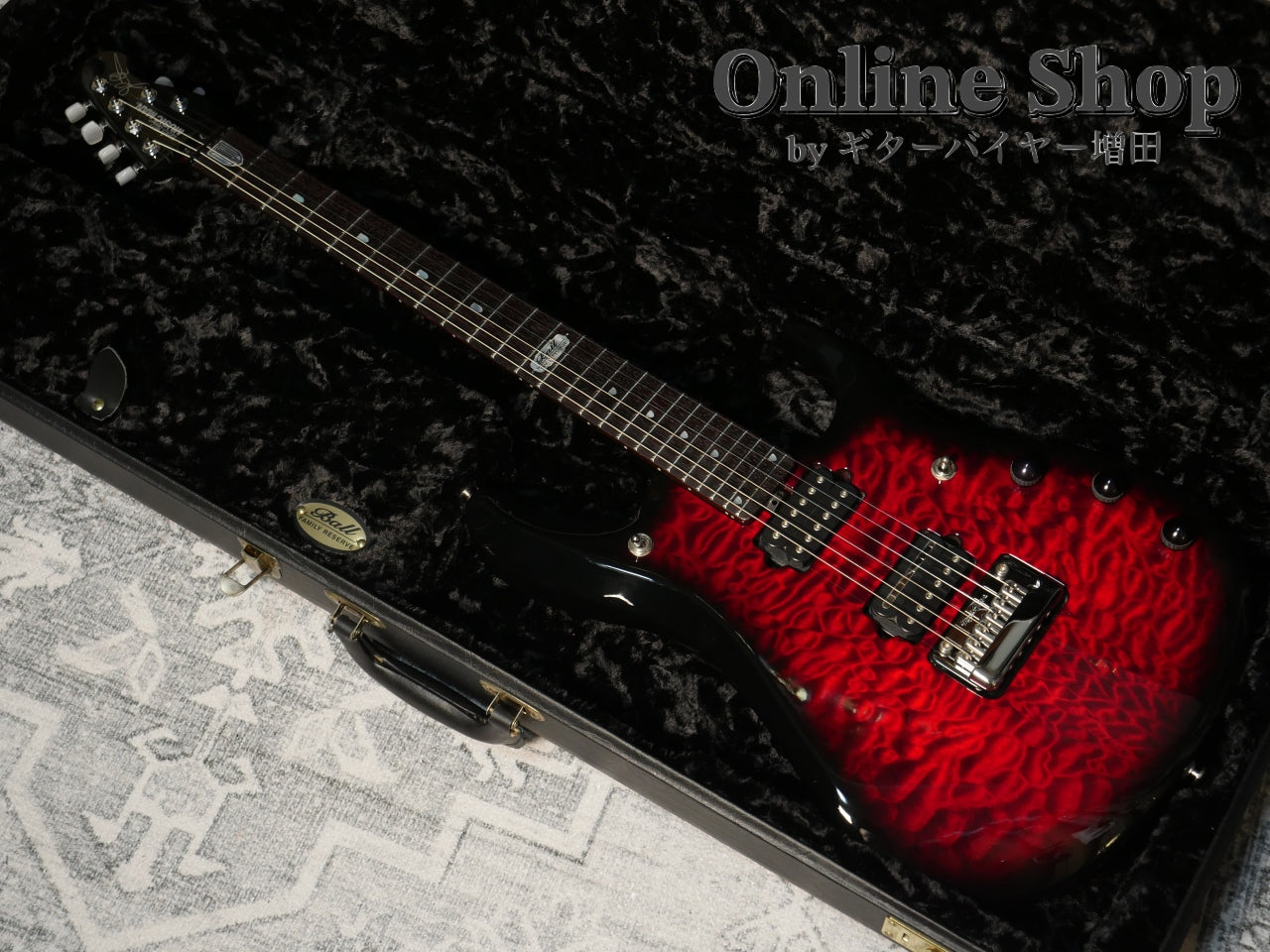 USED 2013 MusicMan BFR John Petrucci Quilt Ruby