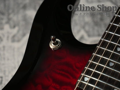 USED 2013 MusicMan BFR John Petrucci Quilt Ruby