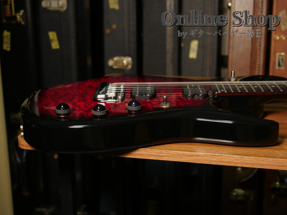 USED 2013 MusicMan BFR John Petrucci Quilt Ruby