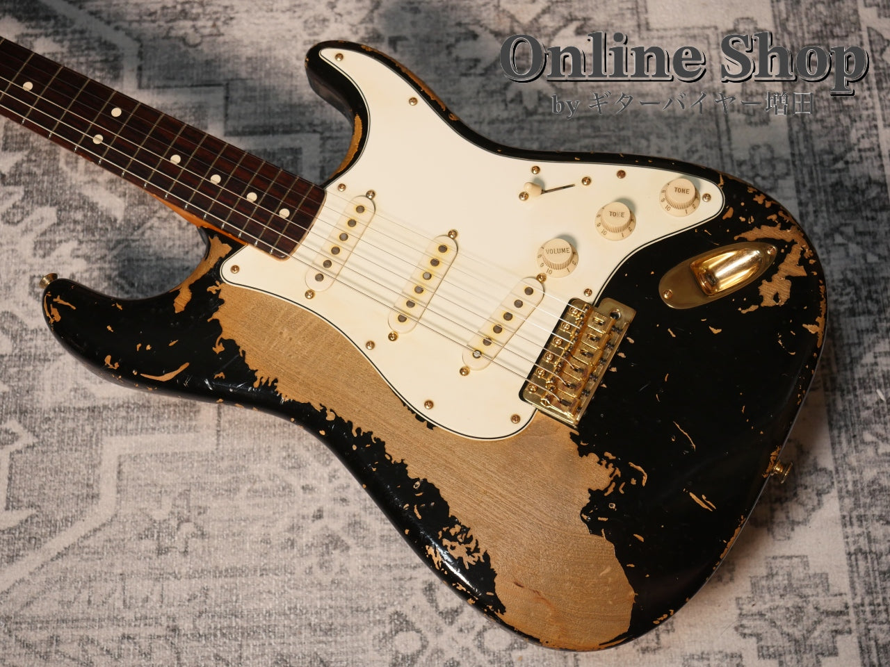 USED 2012 Fender Custom Shop MBS "John Cruz" 1963 Stratocaster Heavy Relic MOD Black