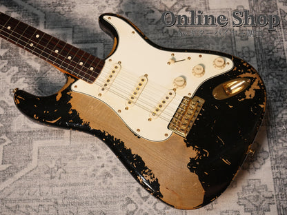 USED 2012 Fender Custom Shop MBS "John Cruz" 1963 Stratocaster Heavy Relic MOD Black