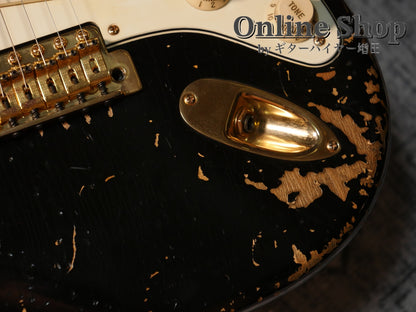 USED 2012 Fender Custom Shop MBS "John Cruz" 1963 Stratocaster Heavy Relic MOD Black