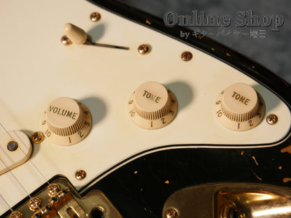 USED 2012 Fender Custom Shop MBS "John Cruz" 1963 Stratocaster Heavy Relic MOD Black