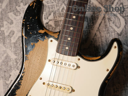 USED 2012 Fender Custom Shop MBS "John Cruz" 1963 Stratocaster Heavy Relic MOD Black