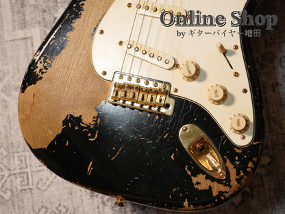 USED 2012 Fender Custom Shop MBS "John Cruz" 1963 Stratocaster Heavy Relic MOD Black