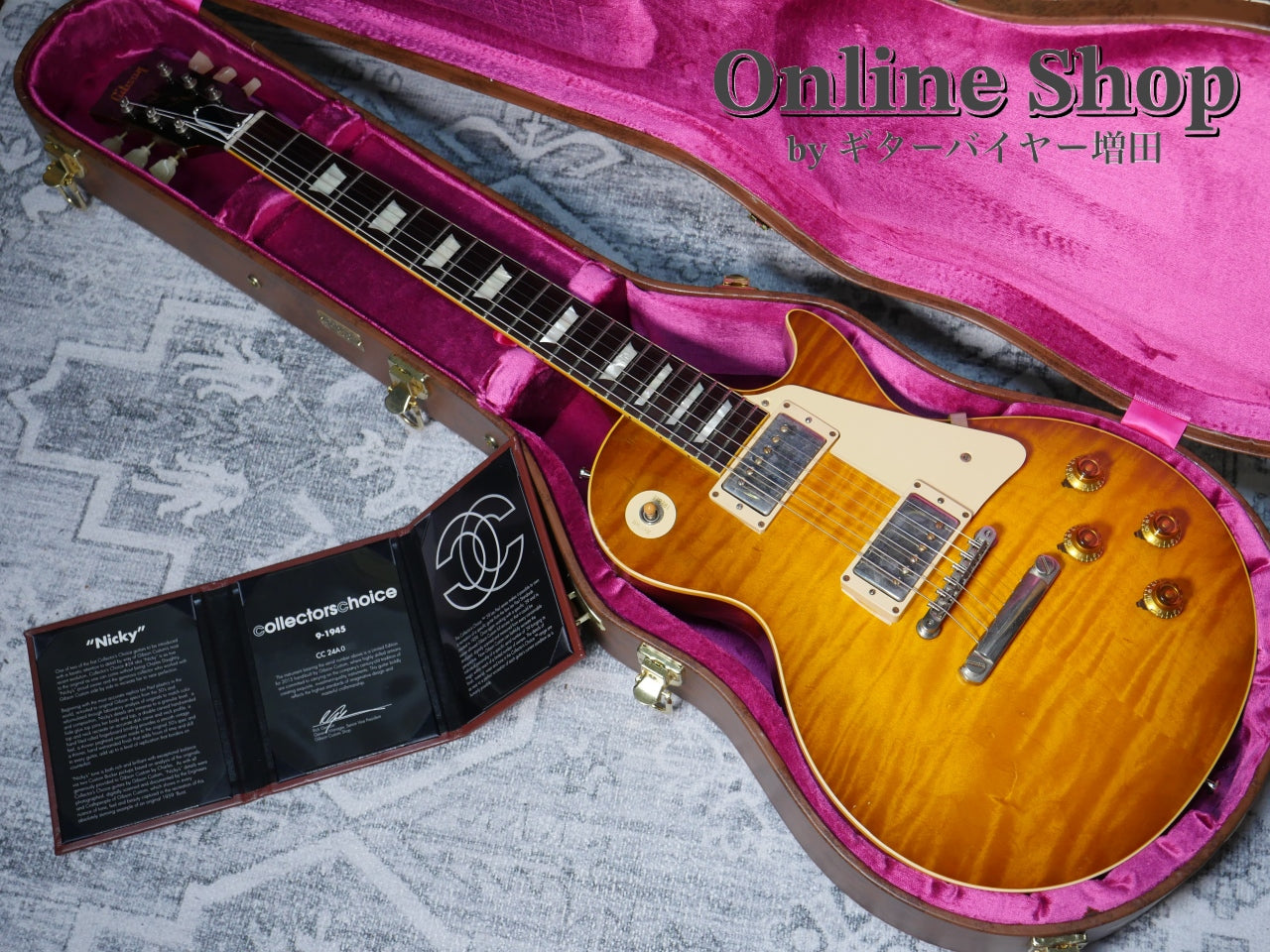 USED 2015 Gibson Custom Shop Collector's Choice #24 Charles Daughtry 1959 Les Paul "Nicky" Aged