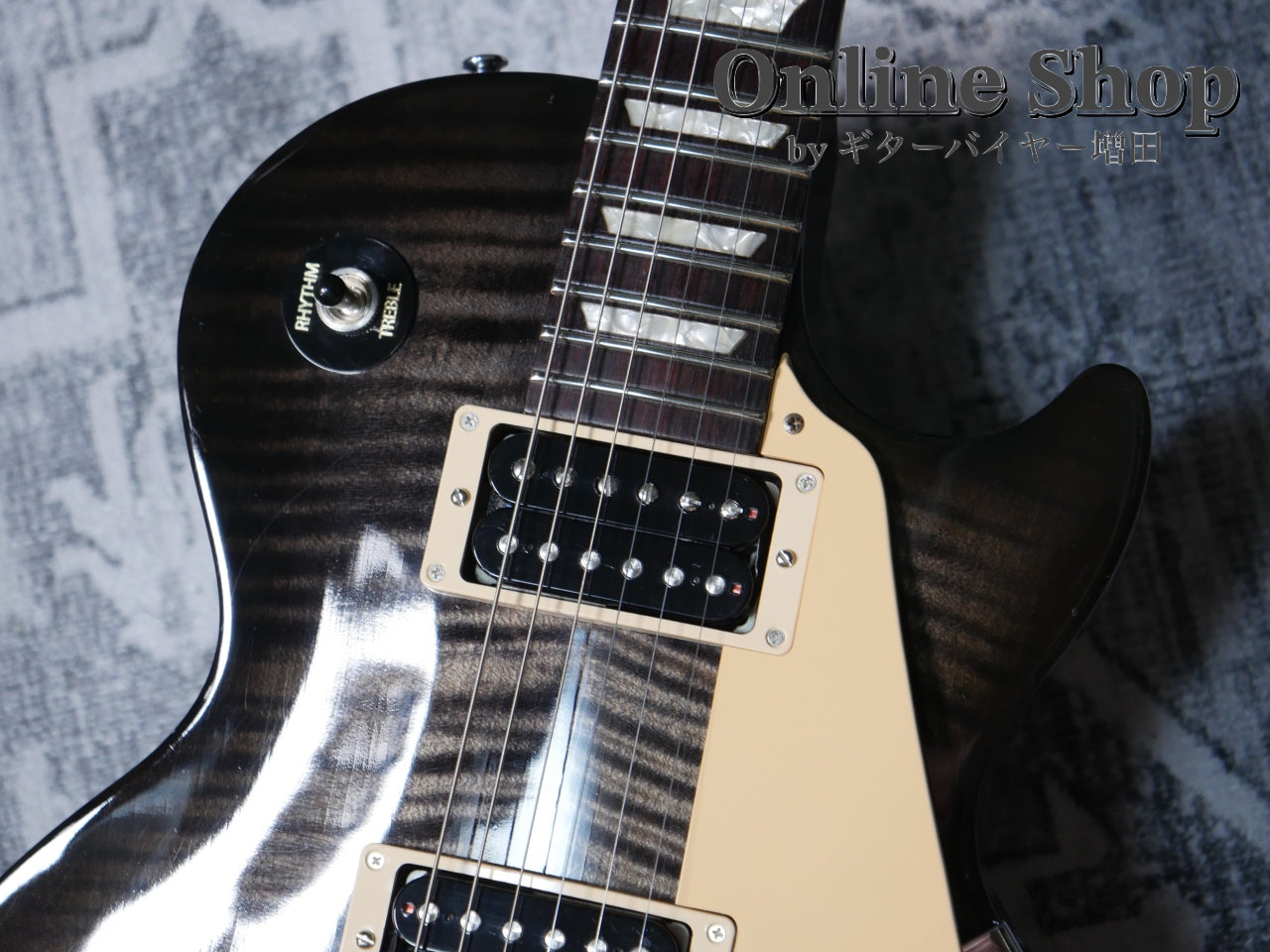 USED 1997 Gibson Joe Perry Les Paul Translucent Black Burst