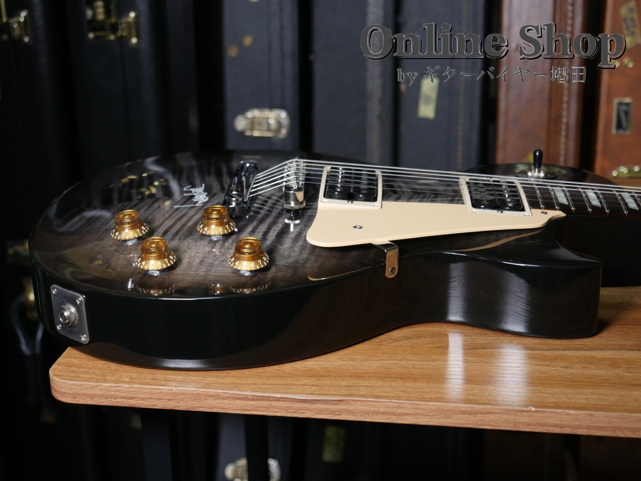 USED 1997 Gibson Joe Perry Les Paul Translucent Black Burst