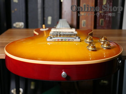 USED 2012 Gibson Custom Shop Limited Run 1958 Les Paul Standard Reissue Lightly Figured w/Push Pull Orange Sunset Fade VOS