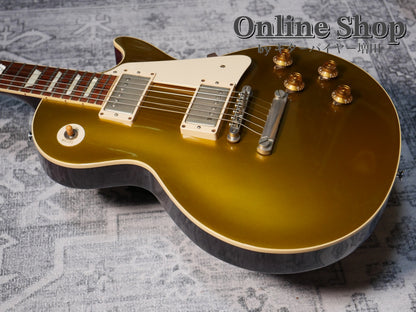 USED 2014 Gibson Custom Shop Historic Collection 1957 Les Paul Goldtop Reissue Antique Gold / Dark Back VOS