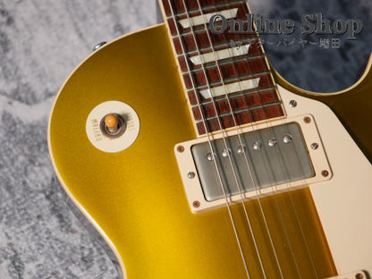 USED 2014 Gibson Custom Shop Historic Collection 1957 Les Paul Goldtop Reissue Antique Gold / Dark Back VOS
