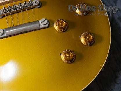 USED 2014 Gibson Custom Shop Historic Collection 1957 Les Paul Goldtop Reissue Antique Gold / Dark Back VOS