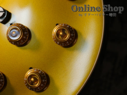 USED 2014 Gibson Custom Shop Historic Collection 1957 Les Paul Goldtop Reissue Antique Gold / Dark Back VOS