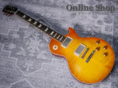 USED 2012 Gibson Custom Shop Limited Run 1958 Les Paul Standard Reissue Lightly Figured w/Push Pull Orange Sunset Fade VOS