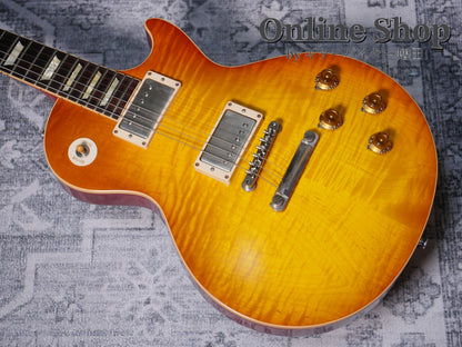 USED 2012 Gibson Custom Shop Limited Run 1958 Les Paul Standard Reissue Lightly Figured w/Push Pull Orange Sunset Fade VOS