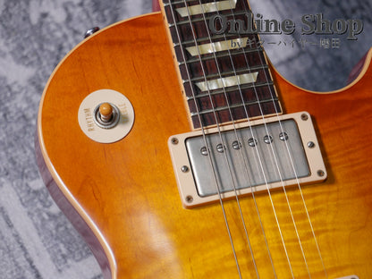 USED 2012 Gibson Custom Shop Limited Run 1958 Les Paul Standard Reissue Lightly Figured w/Push Pull Orange Sunset Fade VOS