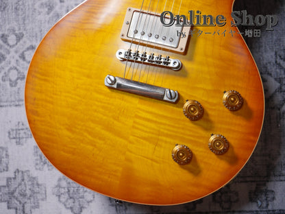 USED 2012 Gibson Custom Shop Limited Run 1958 Les Paul Standard Reissue Lightly Figured w/Push Pull Orange Sunset Fade VOS