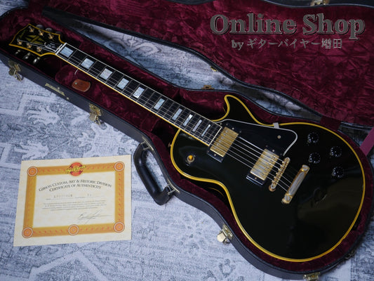 USED 2001 Gibson Custom Shop Historic Collection 1957 Les Paul Custom Black Beauty Ebony