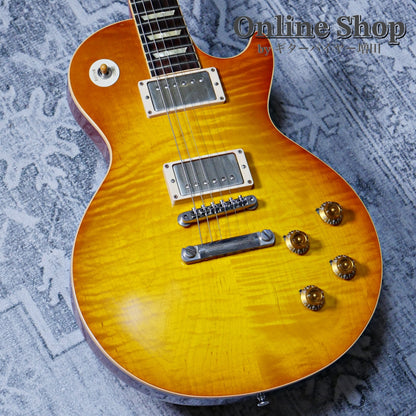 USED 2012 Gibson Custom Shop Limited Run 1958 Les Paul Standard Reissue Lightly Figured w/Push Pull Orange Sunset Fade VOS